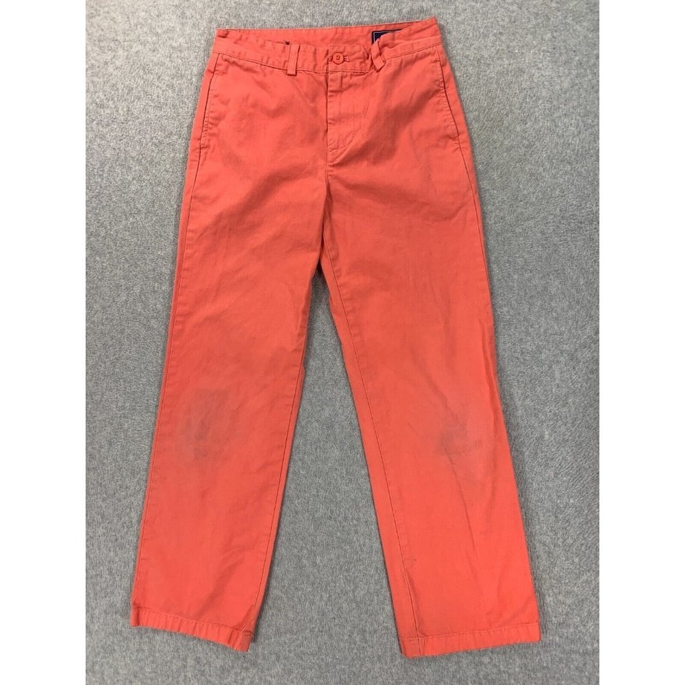 Vineyard Vines Classic Solid‎ Chino Pants (Boy's Size 14) Faded Red